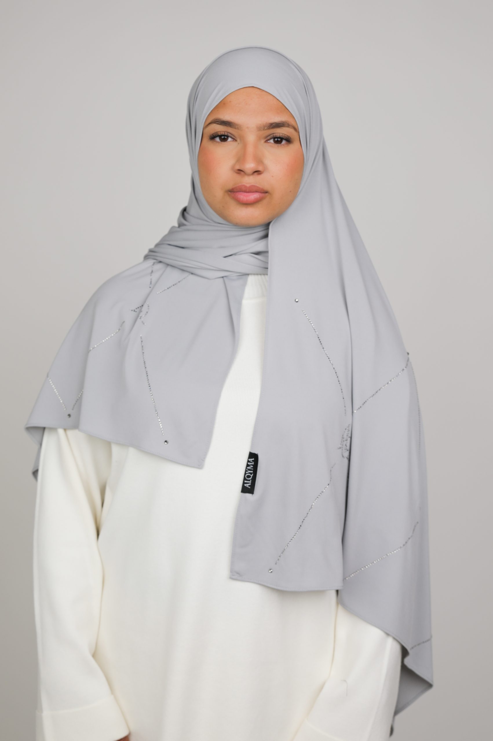 Jersey géométrique gris