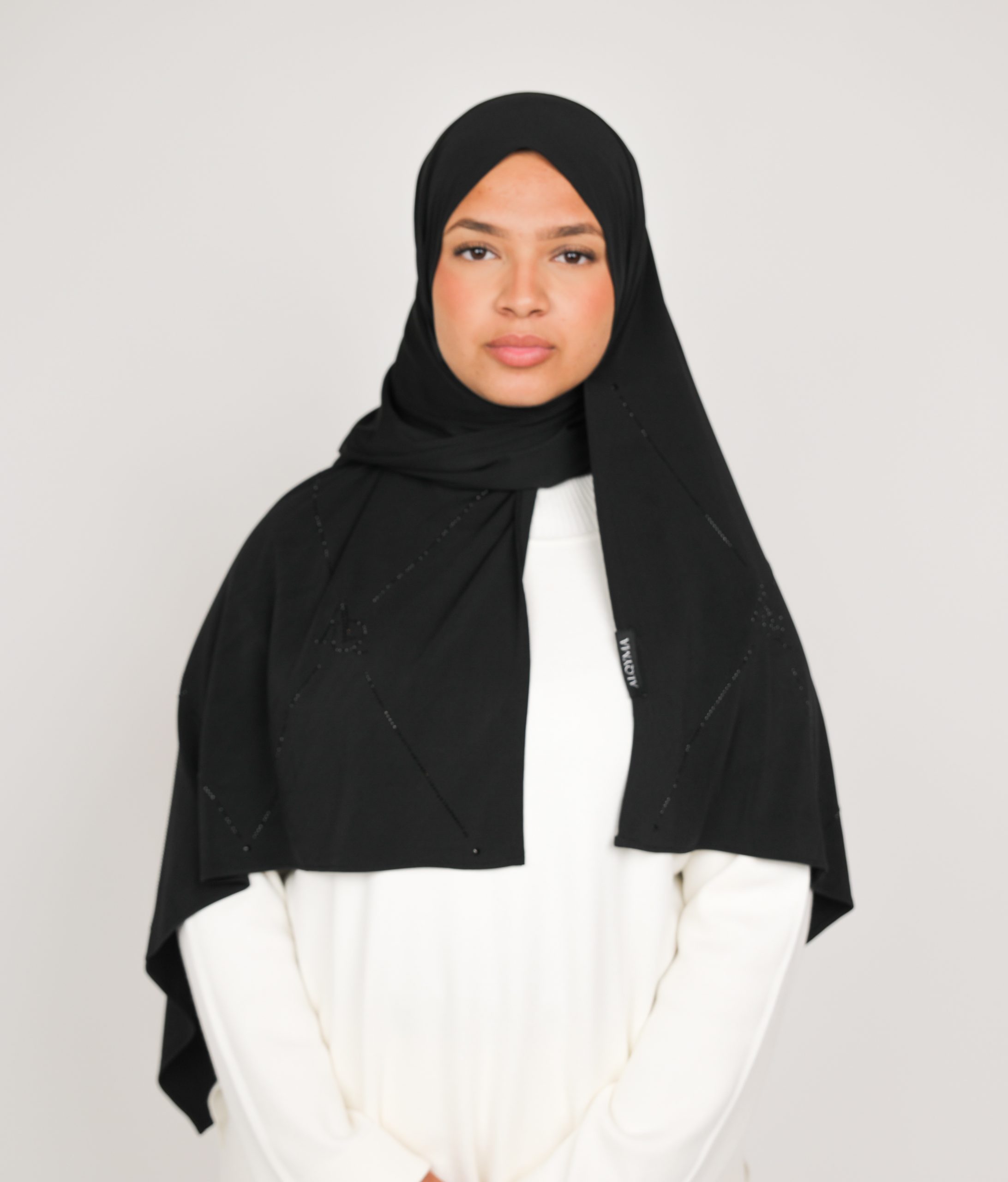 Jersey géométrique noir