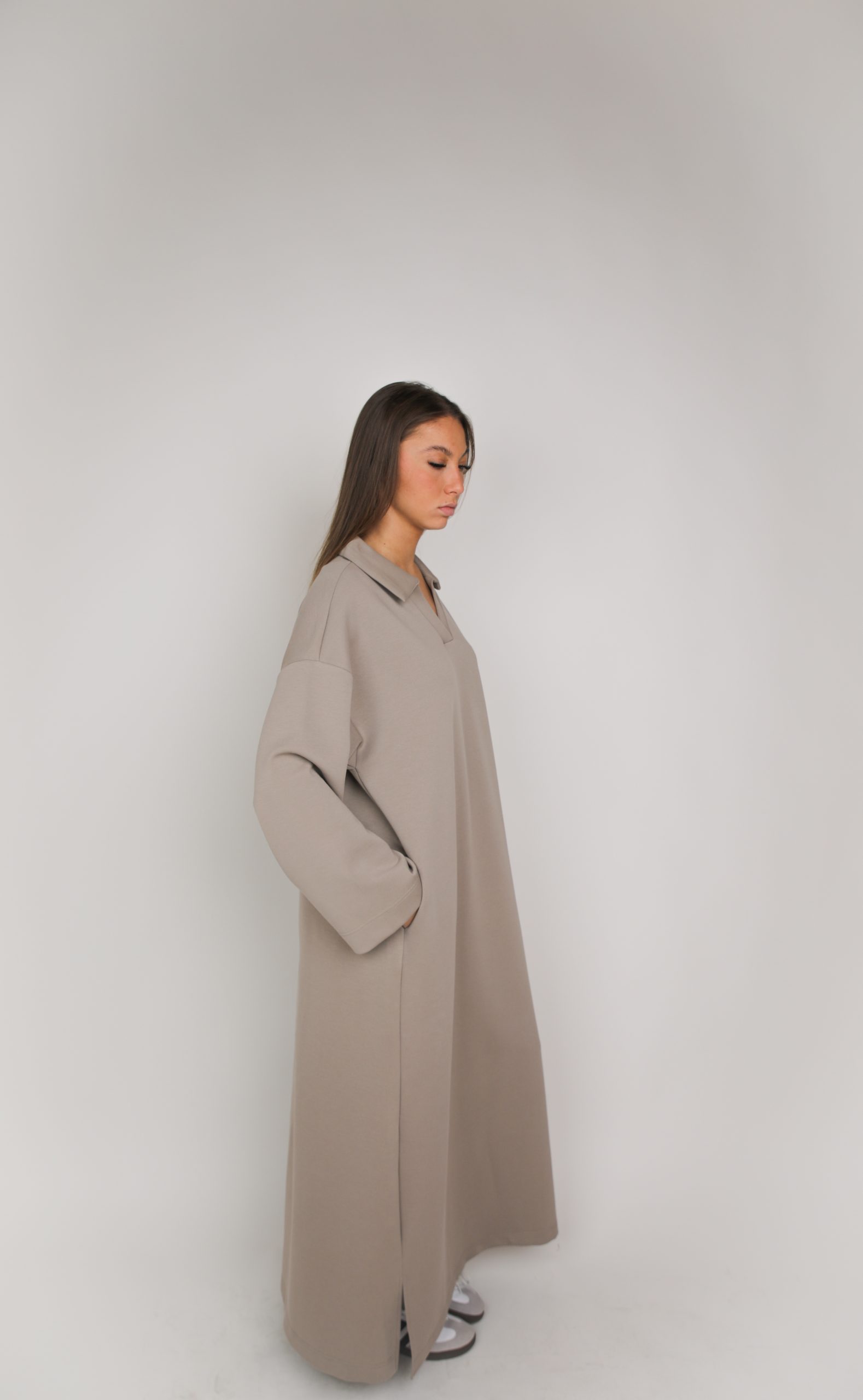 Robe polo Beige – Image 2