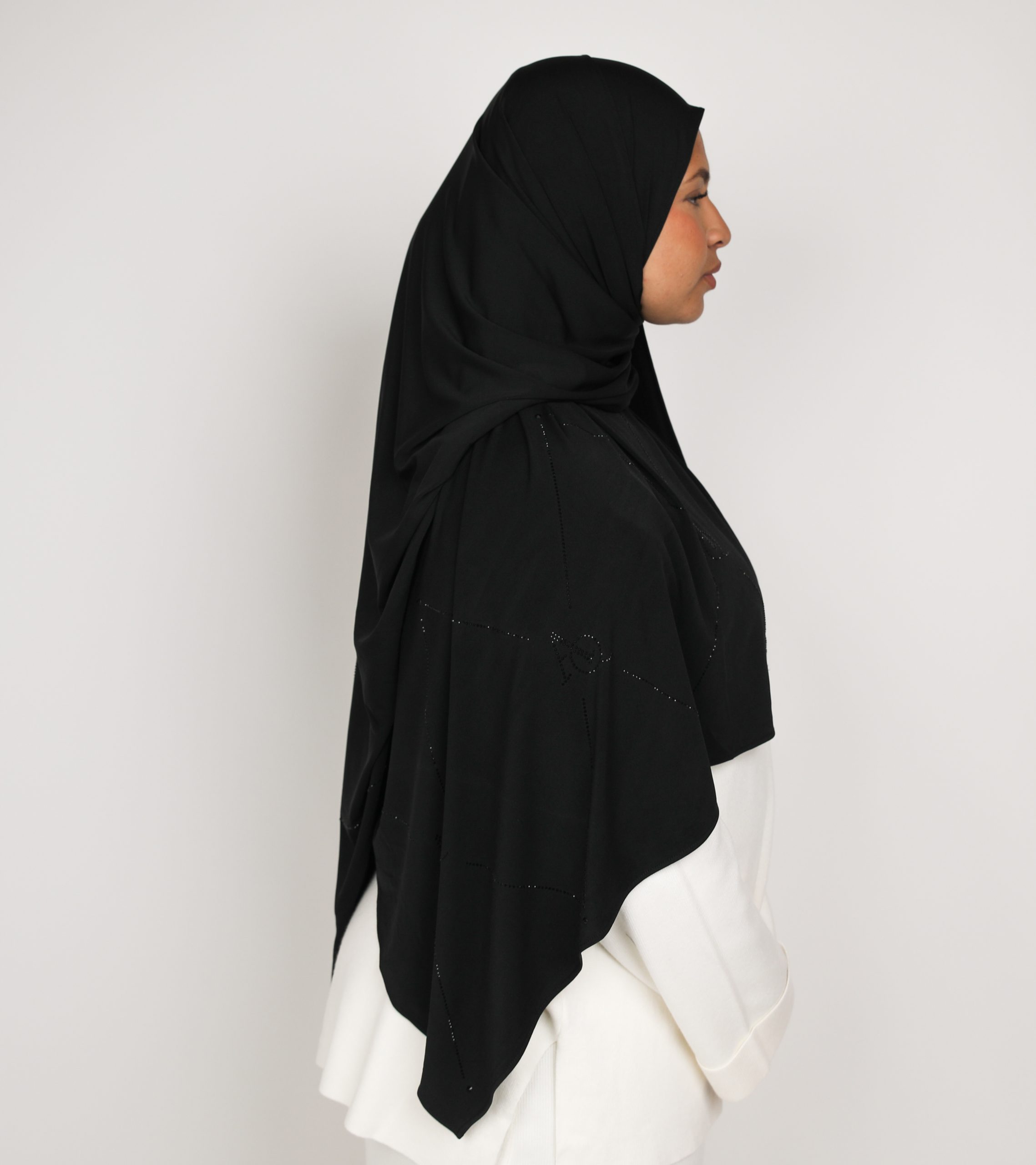 Jersey géométrique noir – Image 2