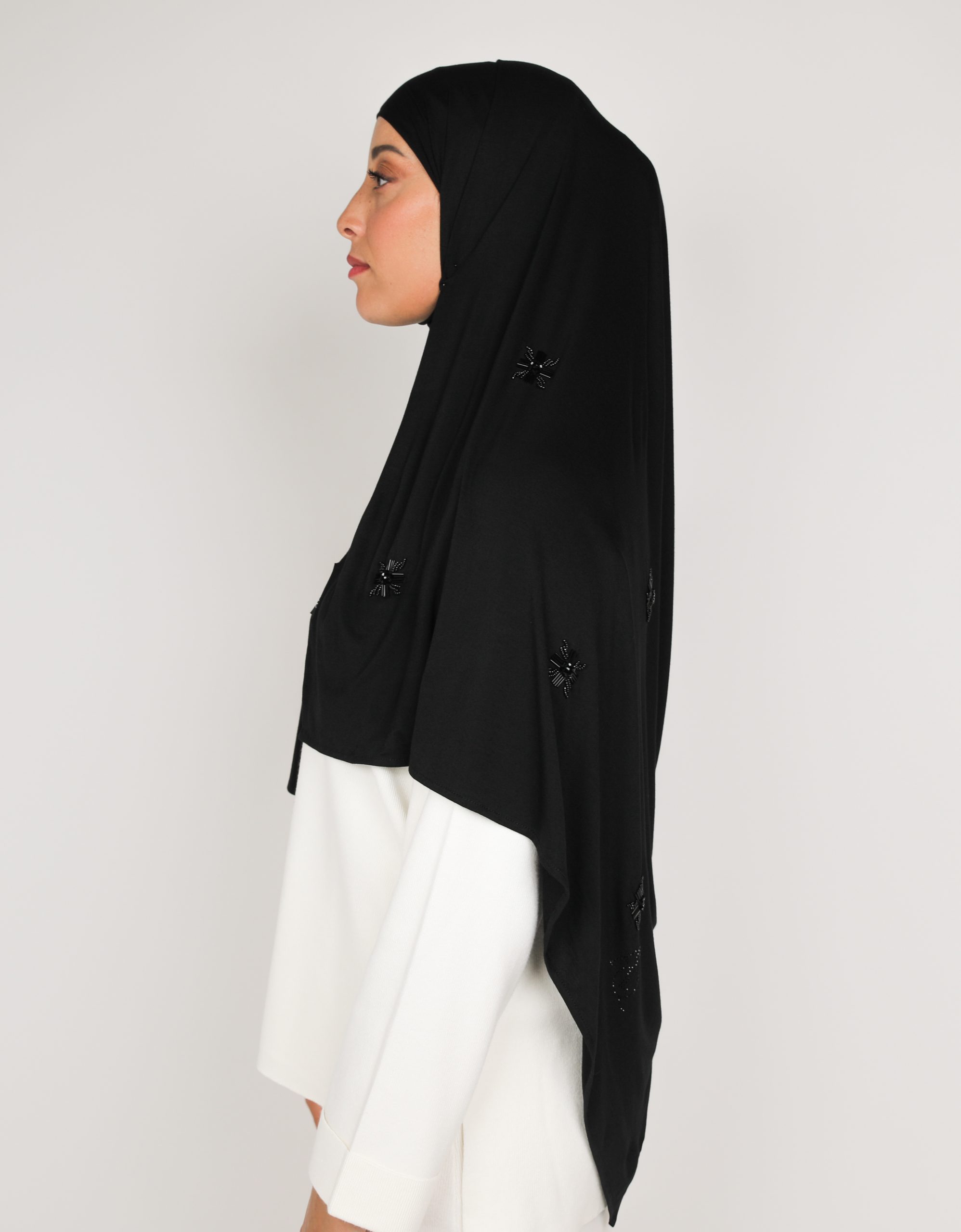 Jersey perle noir – Image 2