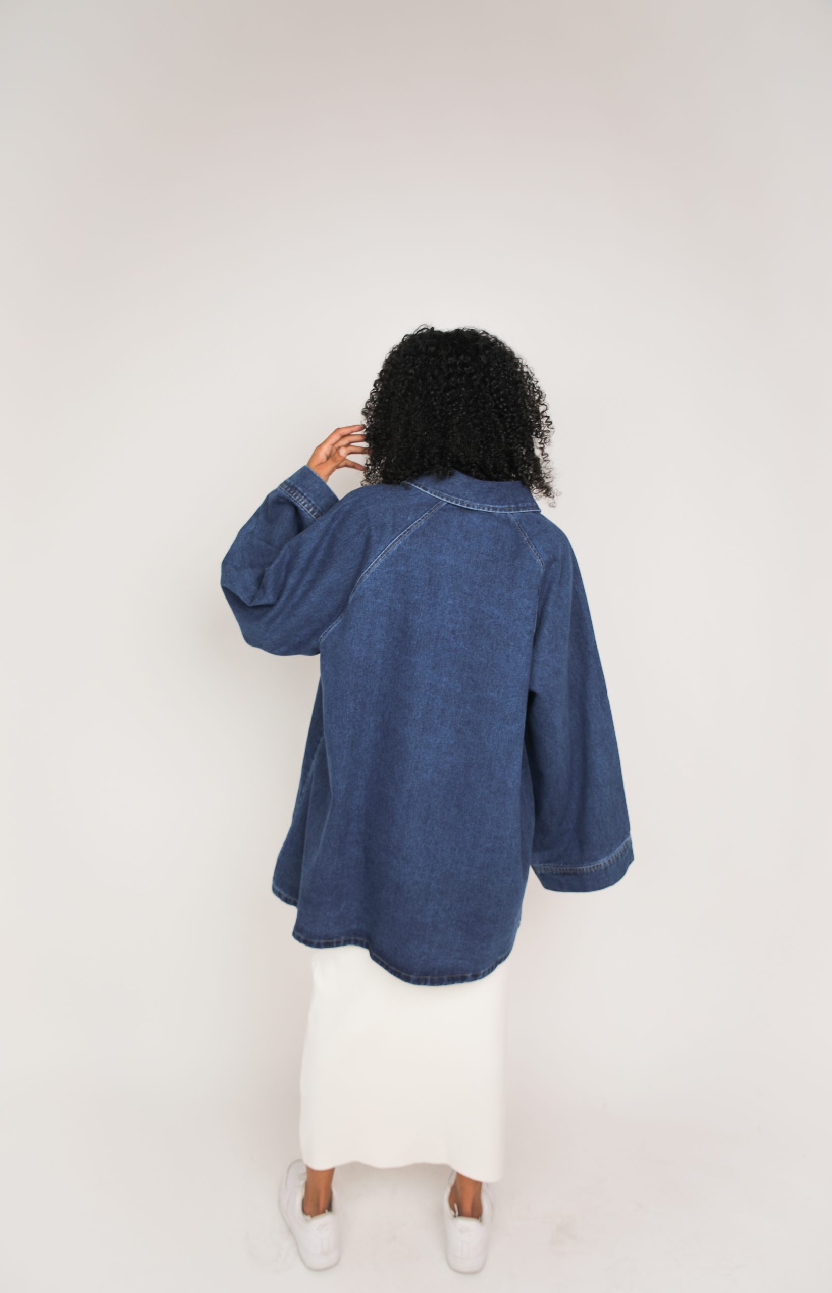 Chemise en jean bleue – Image 3