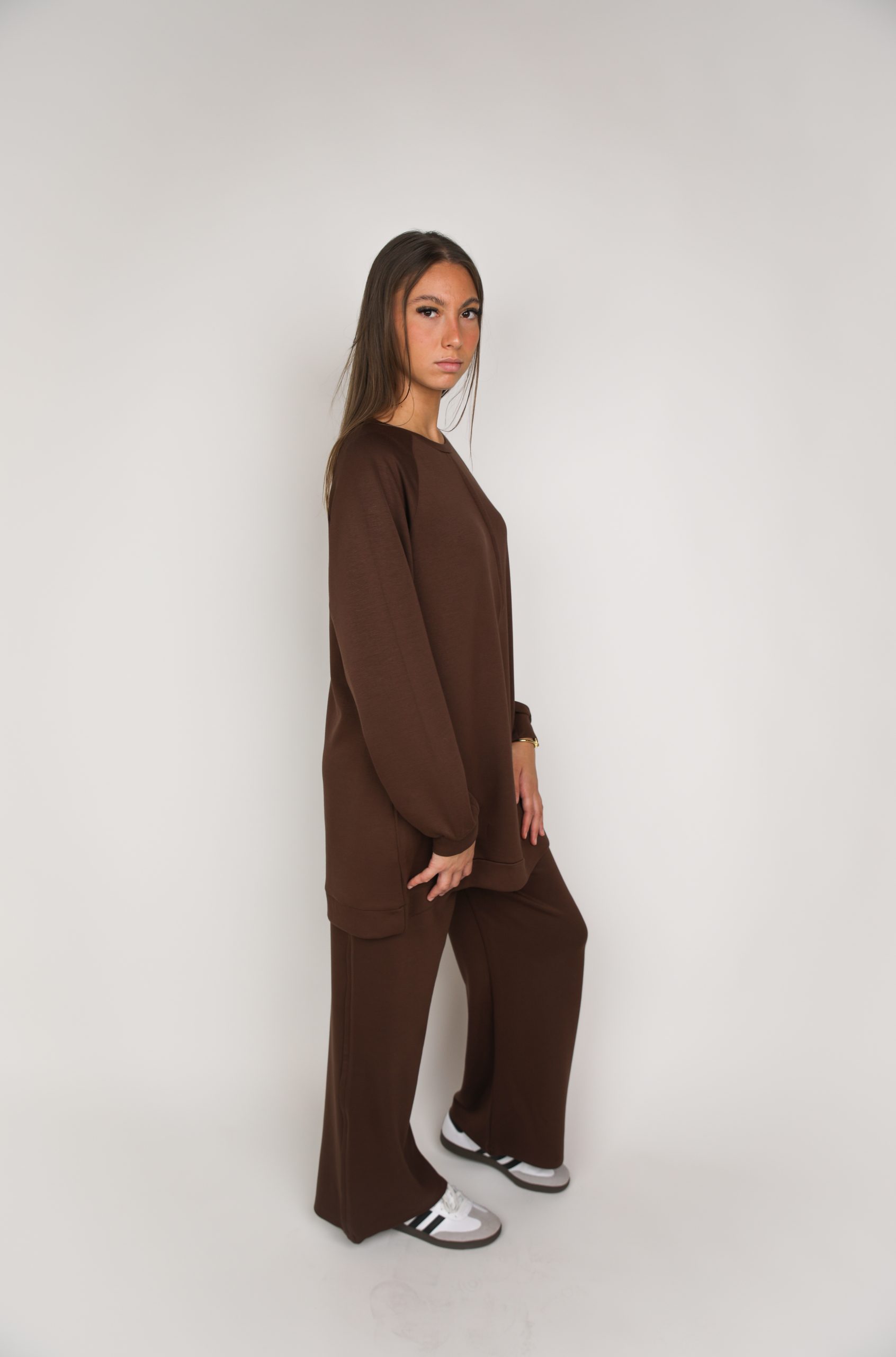 Ensemble jogging Marron – Image 3