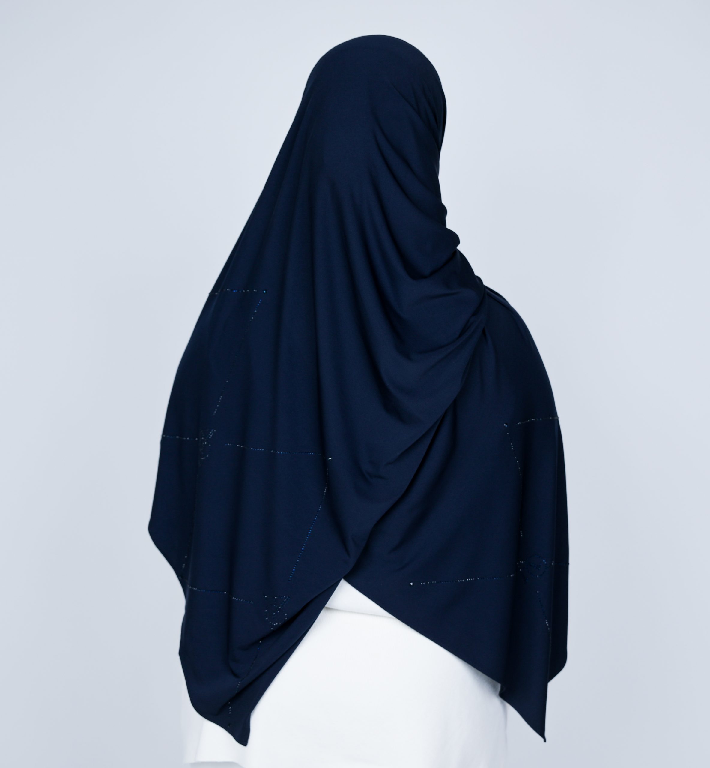 Jersey géométrique bleu marine – Image 3