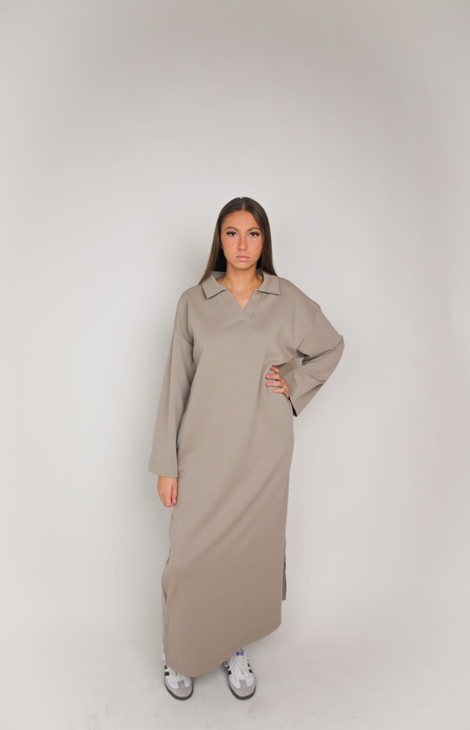 Robe polo Beige – Image 4