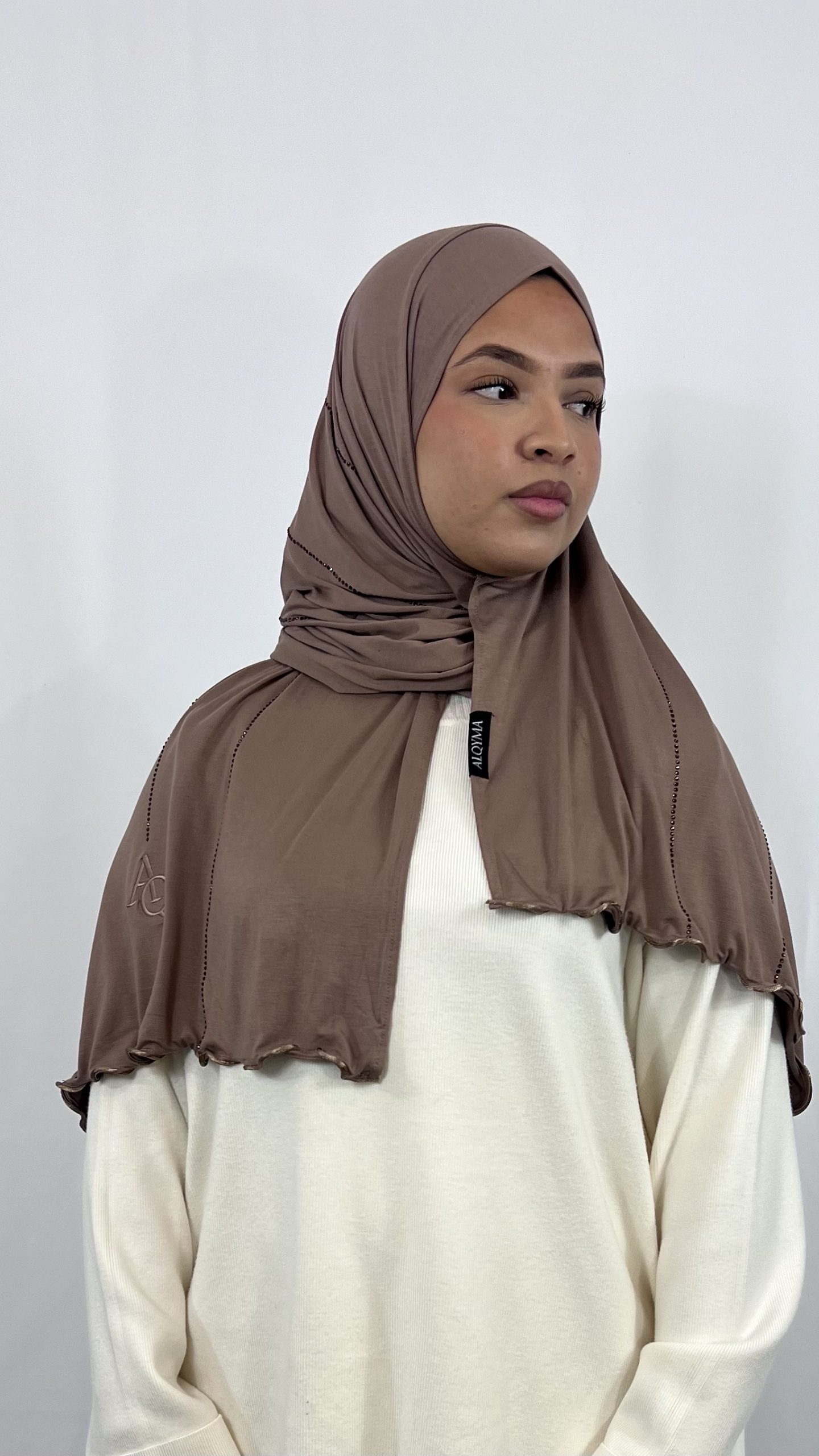 Jersey strass Taupe – Image 2