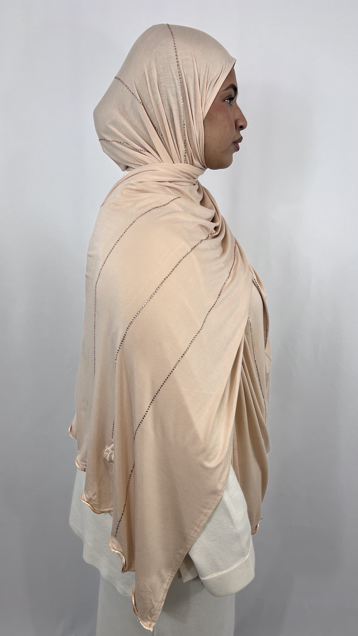 Jersey strass rose – Image 2