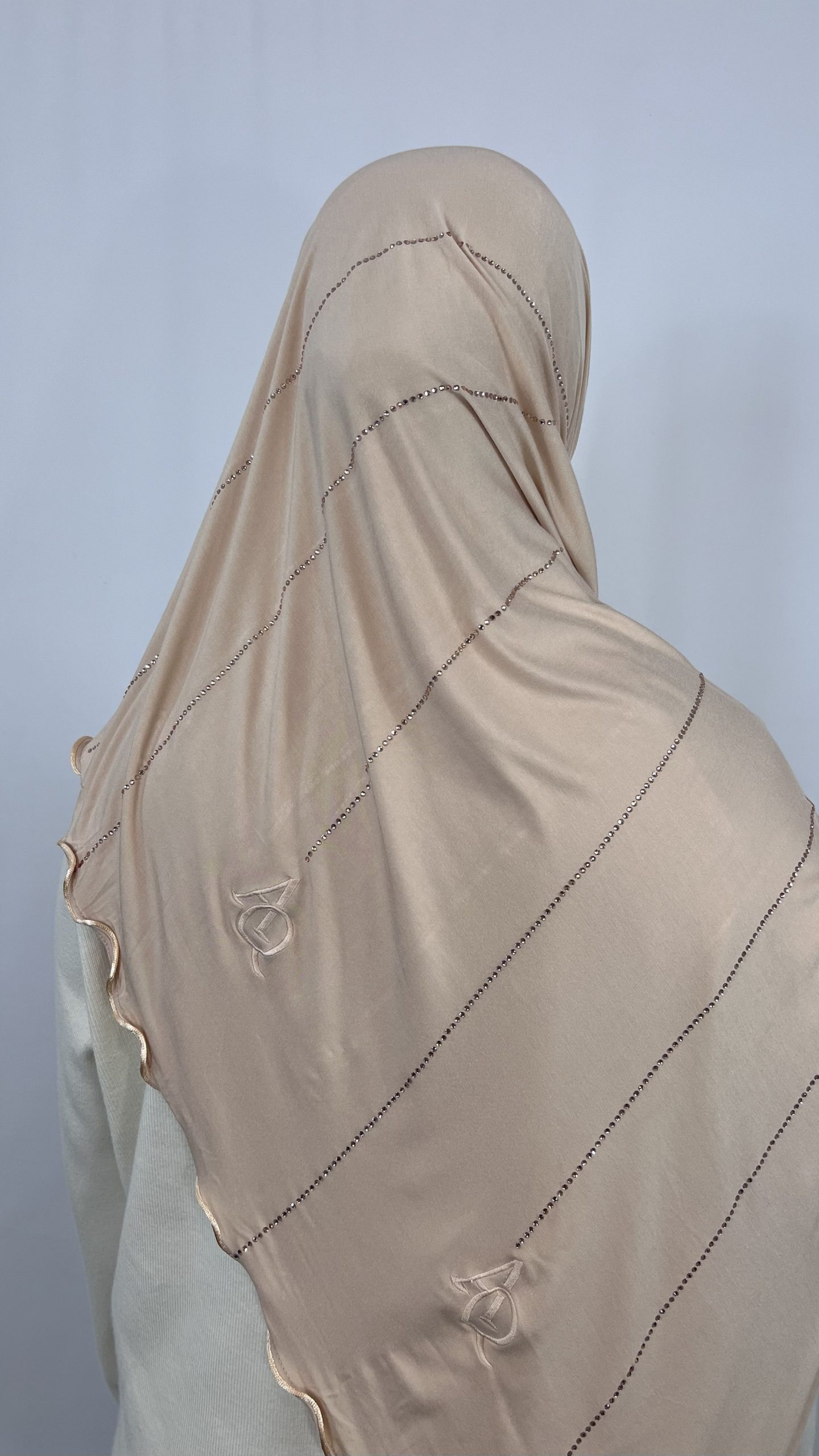 Jersey strass rose – Image 3