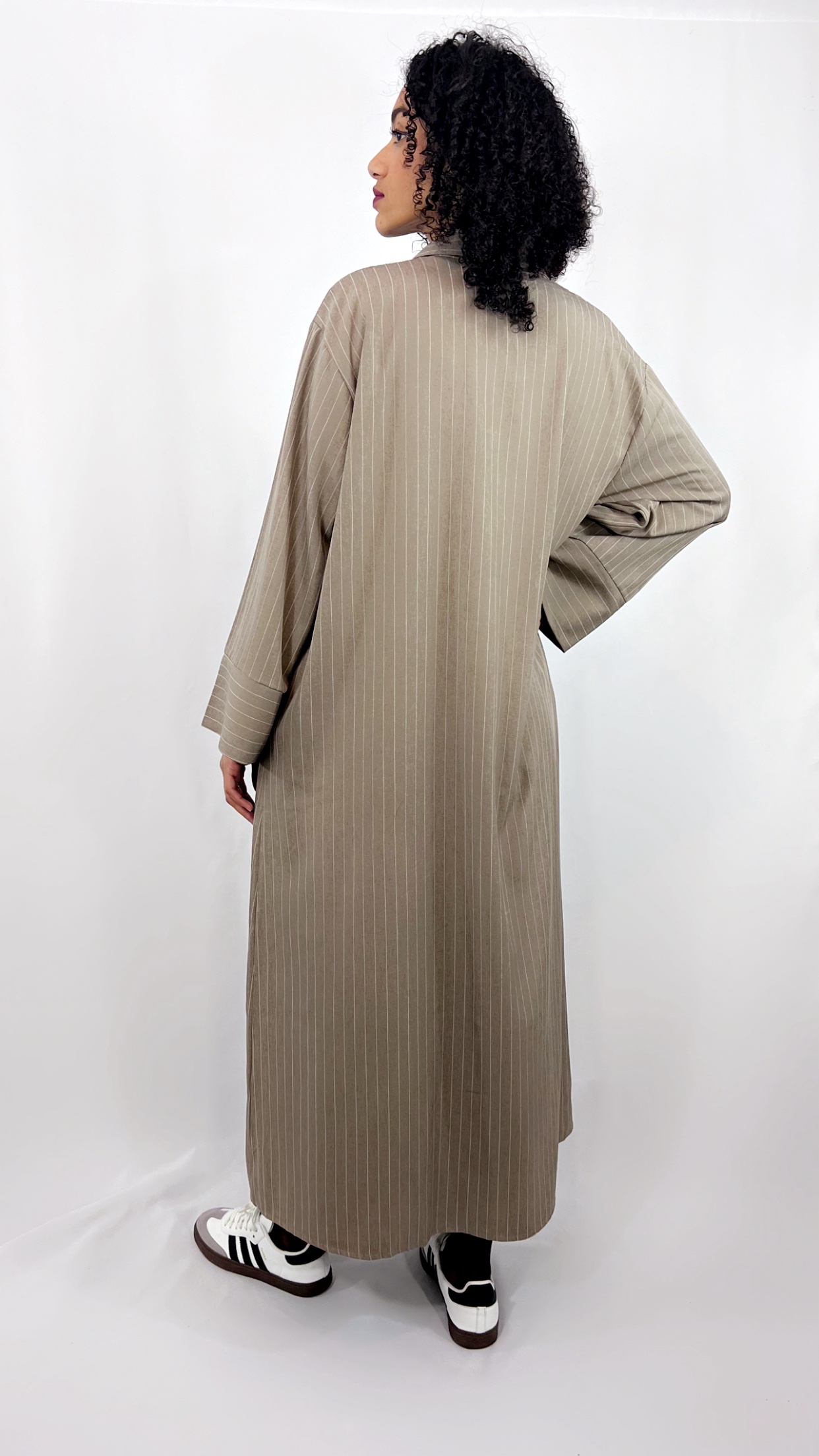 Robe Chemise Taupe – Image 4