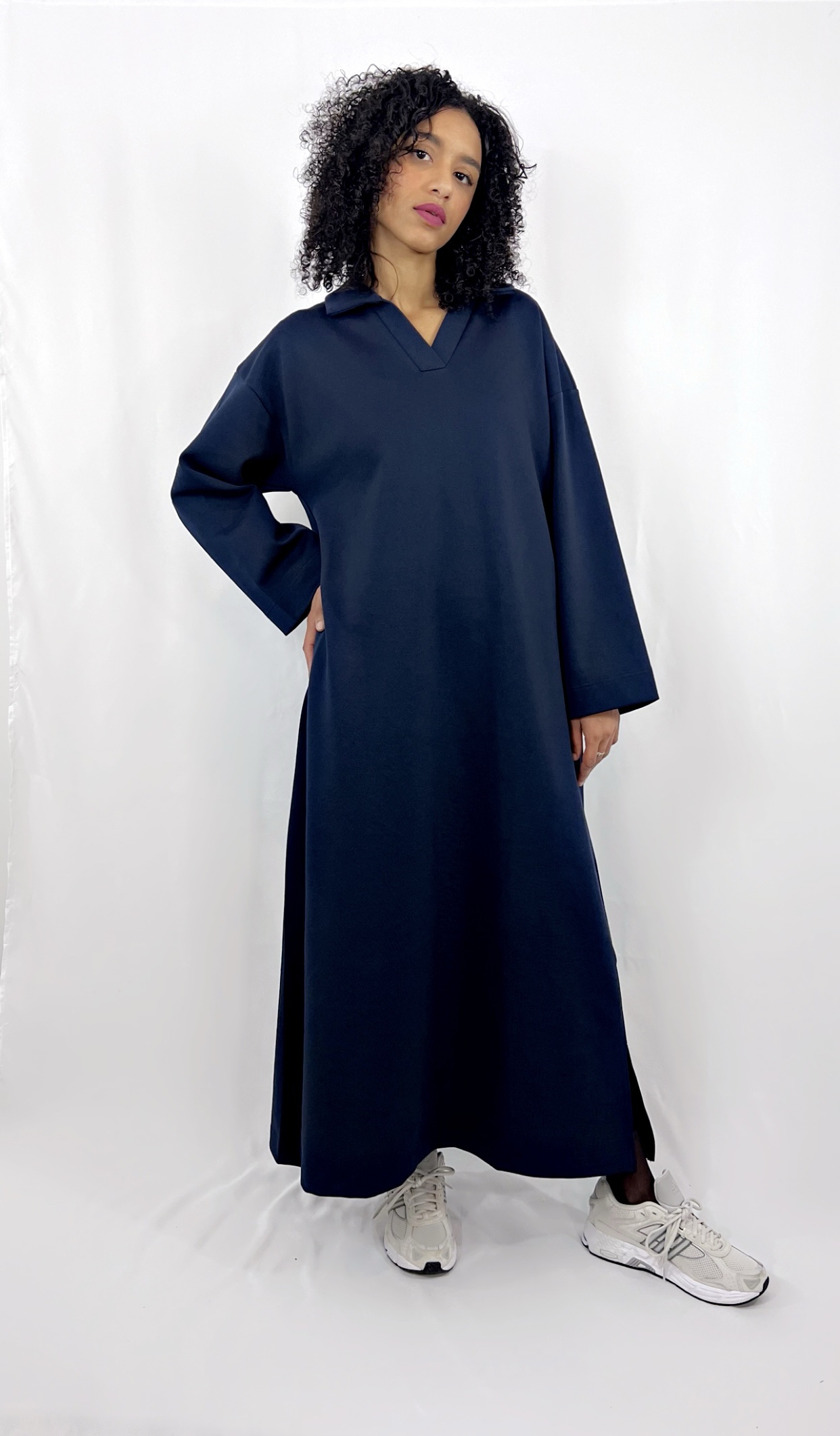 Robe Polo Bleue Marine – Image 2
