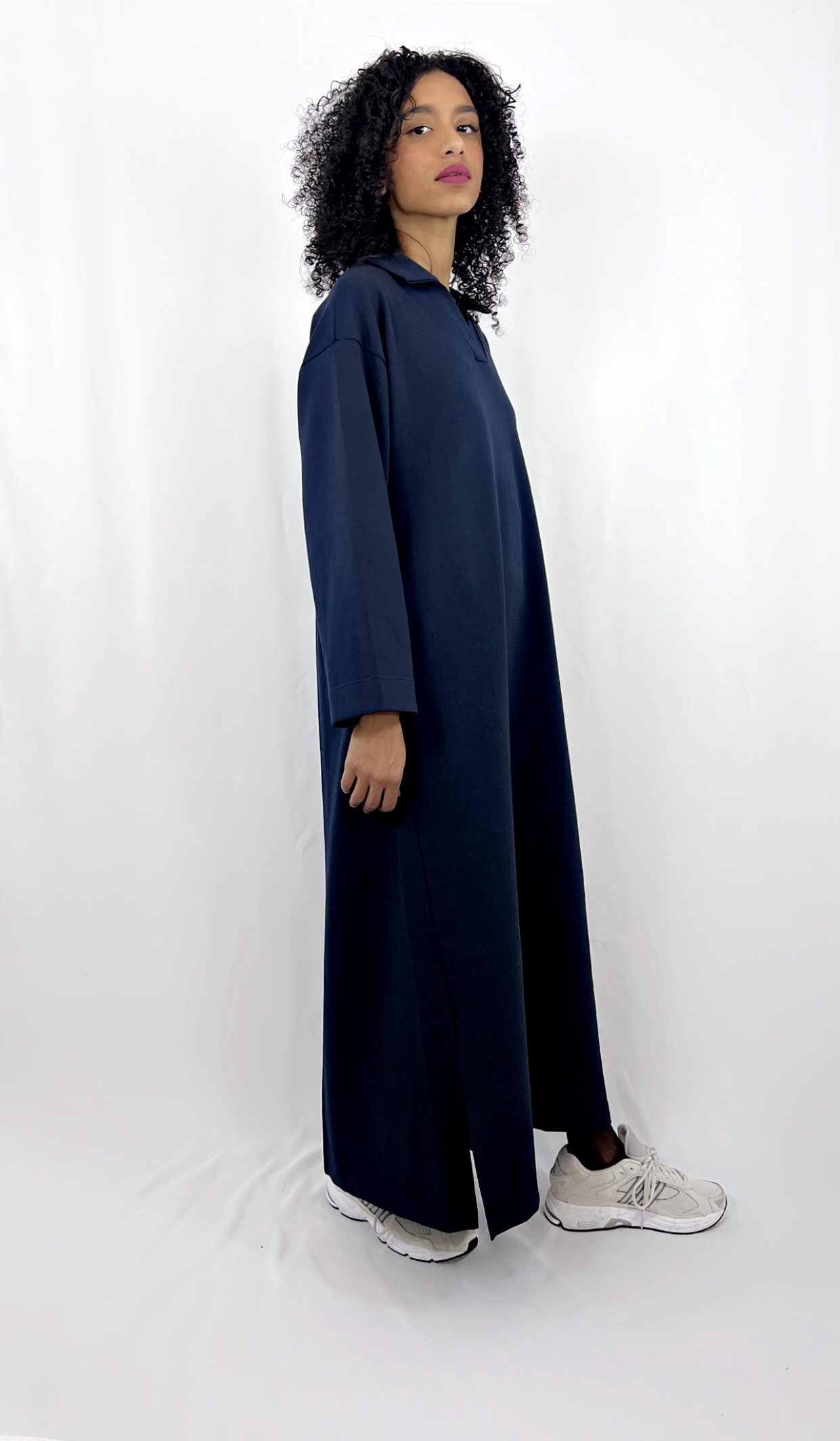 Robe Polo Bleue Marine – Image 3