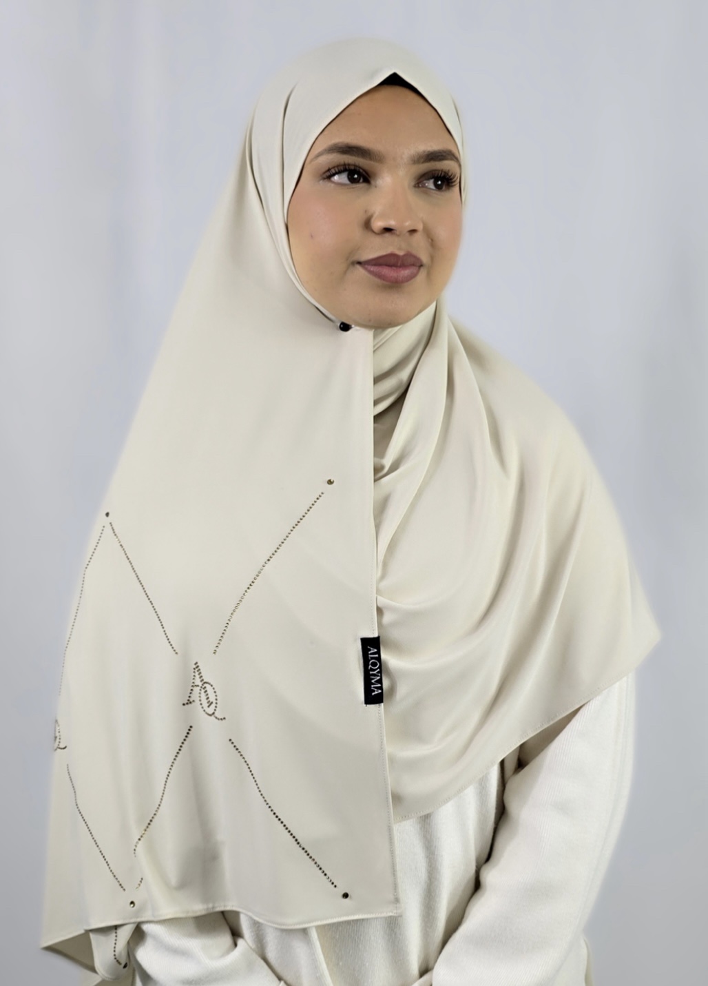 Jersey géométrique Beige – Image 3