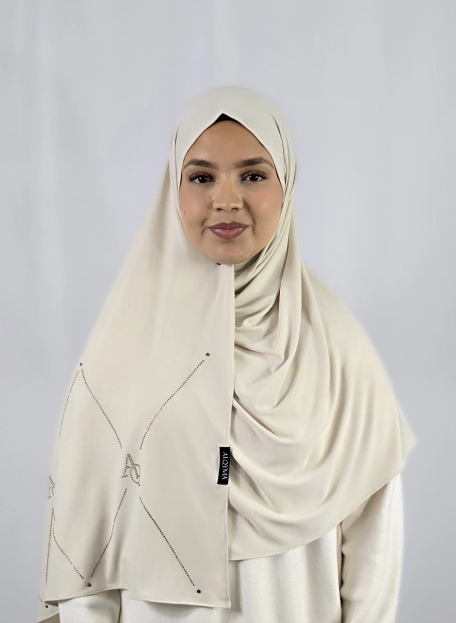 Jersey géométrique Beige – Image 2