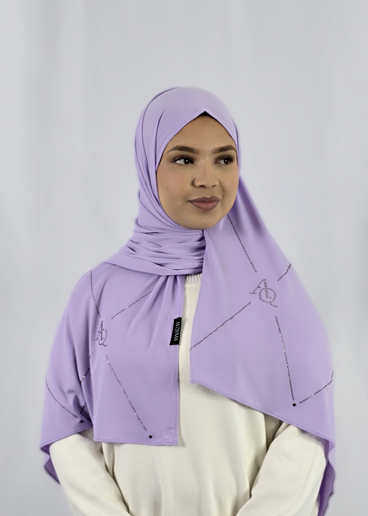 Jersey géométrique Lilas – Image 2