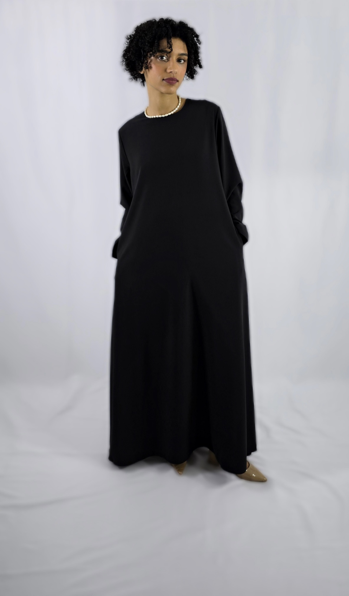 Abaya Élégant Noir