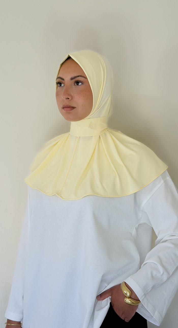 Cagoule jersey premium - Jaune