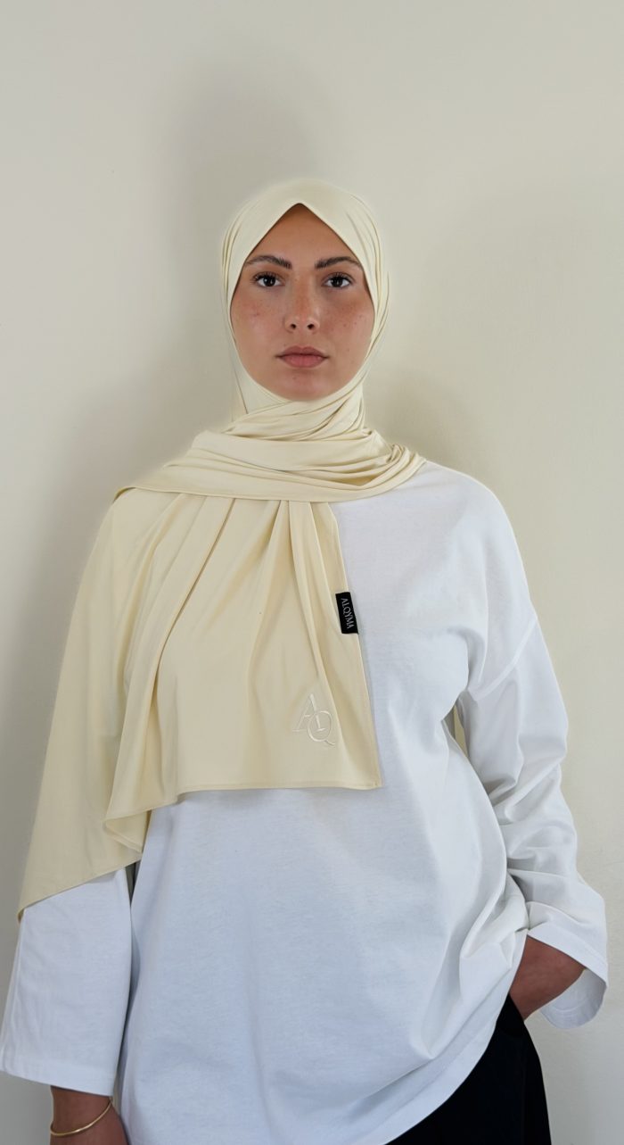 Jersey Liquide - Jaune Pastel