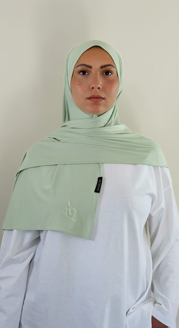 Jersey Liquide - Vert Pastel
