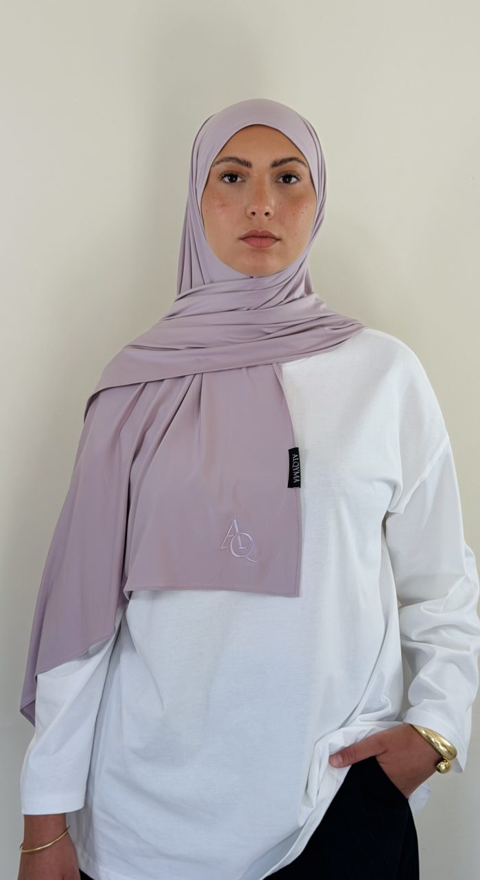 Jersey Liquide - Lilas Pastel